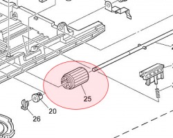 Ricoh AF031084 Paper feed roller originale (AF031059, AF031089)