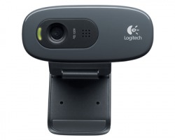 Logitech C270 Webcam C270 HD USB, Colore nero (960-001063)