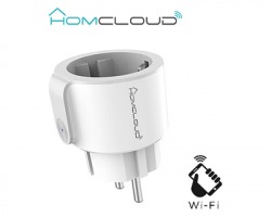 Homcloud Presa intelligente Wi-Fi intelligente 10A shuko con controllo energia