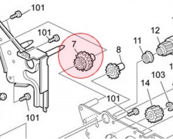 Ricoh AB014294 Gear 30Z/23Z originale