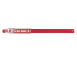 Pilot 006562 Kleer - Penna rossa a sfera cancellabile, punta 0.7mm