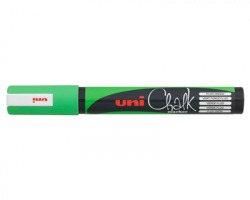 Uni-Posca MPWE5MVF Chalk Marcatore VERDE FLUO punta tonda 1,8 - 2,5mm 1pz