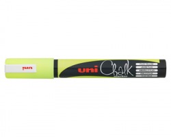 Uni-Posca MPWE5MGF Chalk Marcatore GIALLO FLUO punta tonda 1.8 - 2.5mm 1pz