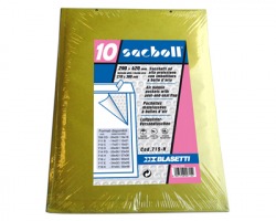 Blasetti 715 Sacboll h sacchetto avana a bolle 29cmx42cm, interno 25cmx39cm