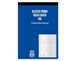 Scatto SC-4402 Blocco prima nota cassa-IVA in duplice copia 23 x 30cm, 50fogli - 1pz