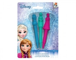 Disney Frozen Pastelli a cera sagomati in blister da 3pz