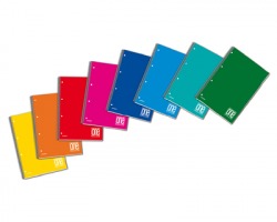 Blasetti 1154 One color - Maxi quaderno spiralato forato c/rigatura 4MM - conf. 5pz