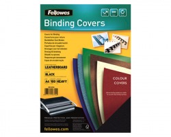 Fellowes 5370405 Copertine per rilegatura A4 250gr nero 100pz