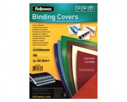 Fellowes 5370305 Copertine per rilegatura A4 250gr rosso 100pz