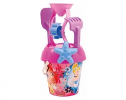 Disney Principesse Kit Mare 1x6pz con secchiello mare da 18cm