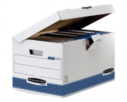 Fellowes 1141501 Bankers box scatola archivio Fastfold con coperchio 10pz