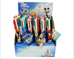 Disney Penna a 4 colori in espositore da banco, 24pz, soggetti assortiti