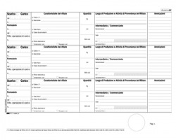 Edipro E2868 Blocco carico/scarico rifiuti detentori 100 pagine numerate (modello a)