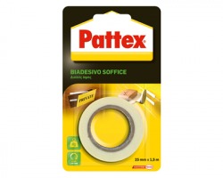 Henkel-Pattex 715157 Pattex biadesivo soffice con supporto in polietilene espanso di colore bianco, elevata resistenza