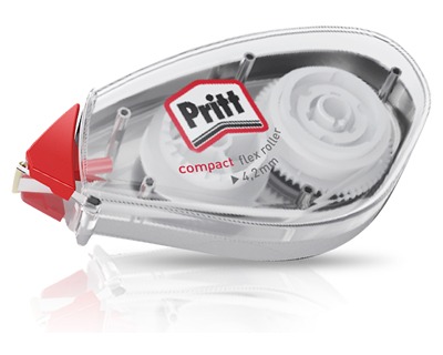 Nastro Correttore Pritt Compact Flex Roller - Confezione Da 5 Pezzi, Scrittura Immediata - Foto 2