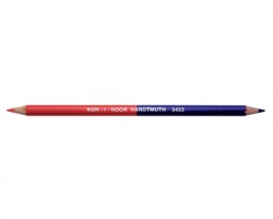 Koh-I-Noor H3433 Matita bicolore rosso/blu, tratto 7mm - conf. 12pz