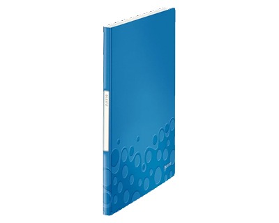 Leitz 46310036 Porta listini wow blu con etichetta sul dorso, fogli fissi  20 buste - OFBA srl