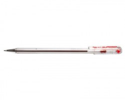 Pentel BK77-B Penna a sfera Super b 0.7mm, colore rosso