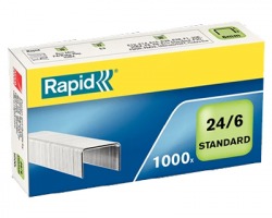 Rapid 24855600 Scatola di 1.000 punti 24/6mm standard - 1pz