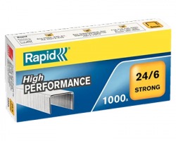 Rapid 24855800 Scatola di 1.000 punti 24/6mm strong - 1pz