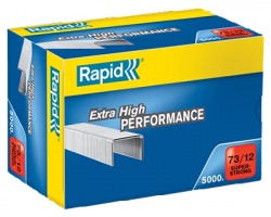 Rapid 24890800 Scatola di 5.000 punti 73/12mm SuperStrong per cucitrice hd31