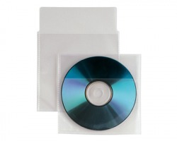 Sei 430101 buste Insert porta cd/dvd in PP liscio 12.5x12cm - 25pz