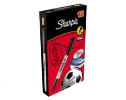 Sharpie S0810930 Marcatore nero permanente con punta fine