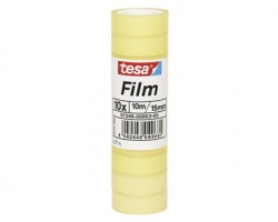 Tesa 57386 Basic Film standard in torre, misure 15mmx10m - conf. 10 rotoli