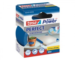 Tesa 56343-00036 Nastro extra power perfect blu, misure 38mm x 2.75m - 1pz