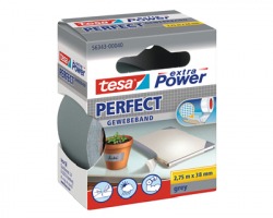 Tesa 56343-00040 Nastro extra power perfect grigio, misure 38mm x 2.75m - 1pz