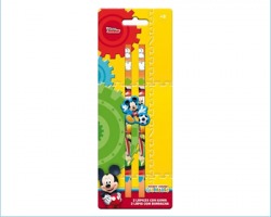 Disney Topolino Matita con gomma - in blister da 2pz