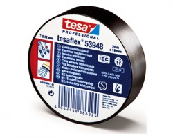 Tesa 53988 Nastro isolante, misure 15mm x 10m, colore nero