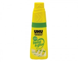 Uhu D9285 Twist & glue Colla attaccatutto universale super forte, rapido, trasparente e pulito, 35ml