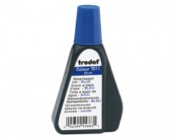 Trodat 7011 Inchiostro per timbri in gomma 28ml blu (55883)