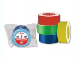 Nastro adesivo telato e plastificato, misure 38mm x 25m, colore bianco