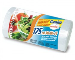 Genius Catering Ricarica in rotolo di sacchi frigo conf. da 175pz, misura 30x40cm, cap. 4l, made in Italy