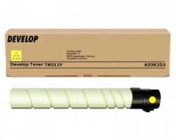 Develop TN512Y Toner giallo originale (A33K2D2)