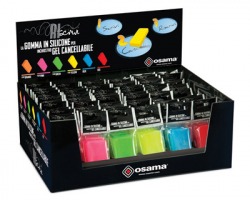 Osama OW10139 Gomma in silicone per inchiostri gel cancellabili, colori assortiti