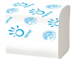 Papernet 402598 Carta igienica goffrata a onda in pura cellulosa a 2 veli, dimensione strappo 11 x 21cm, conf. 40pz