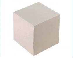 Brefiocart 0209901 Cubo bianco formato 9x9x9cm 1224ff 1pz