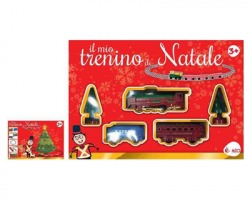 Gioco Trenino Natalizio "Il mio trenino di Natale" misure: 35 x 24 x 5cm