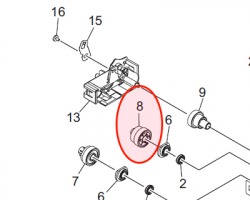 Toshiba 6LJ76513000 Gear mixer splr originale