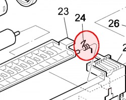 Ricoh AA066635 Spring fusing exit guide originale