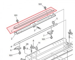 Ricoh AD041135 Cleaning blade for transfer belt originale