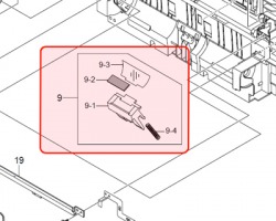 Samsung JC9702669A Mea unit holder pad originale