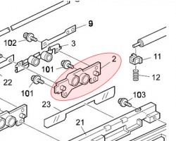 Ricoh B0274094 Thermostat housing originale