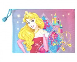 Disney Principesse bustina portatutto con zip, misure 19x26 cm