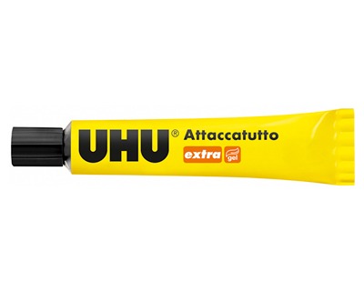 Uhu D9215 Extra - Colla attaccatutto 20ml in gel per tessuti, cartone, legno,  vetro, ecc - OFBA srl