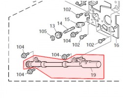 Ricoh B2472395 Toner Recycling assembly originale