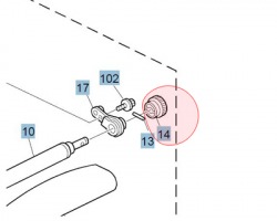 Ricoh AB011282 Gear 31Z originale